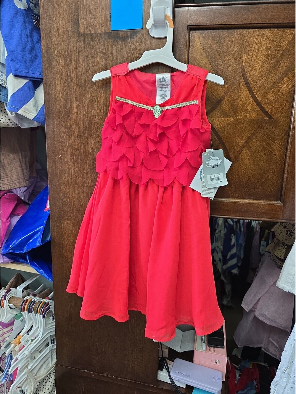Xs brand new adaptive princess moana dress from the disney store item 1015